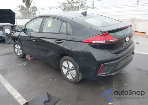 2017 Hyundai Ioniq Hybrid Blue из США, поврежденный, VIN KMHC65LC6HU038881